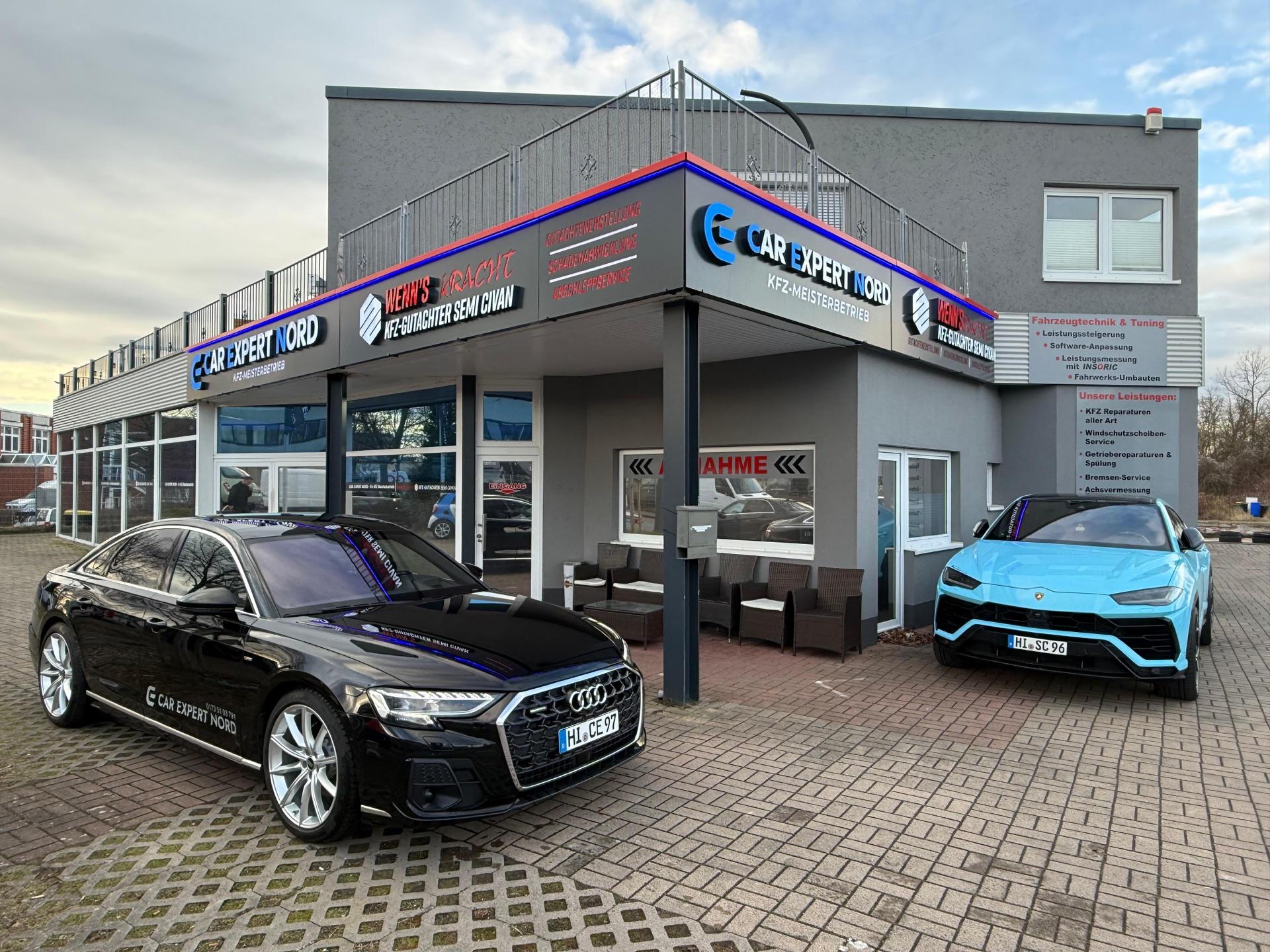 Werkstattgebäude von Car Expert Nord am Daimlerring 41 in Hildesheim